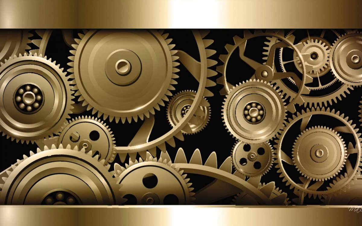 Шестеренки фон