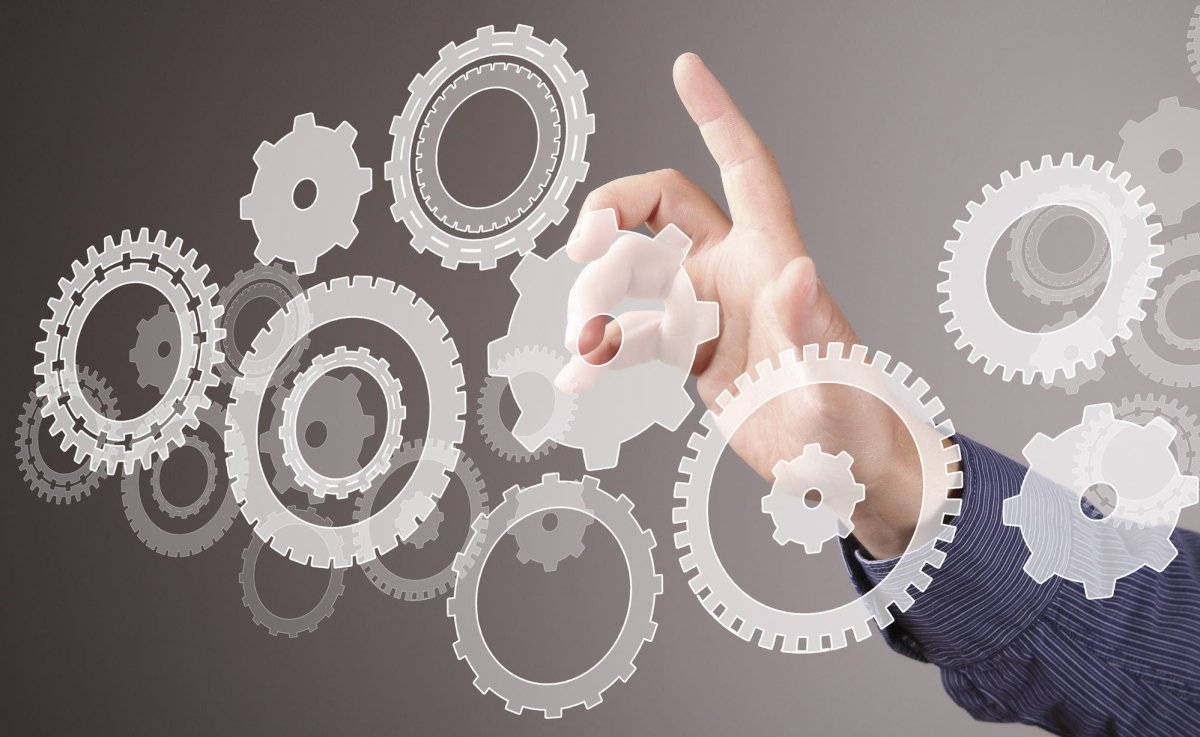 Шестерня для презентации