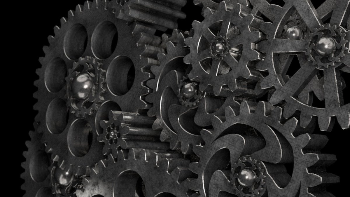 Шестерни механизм