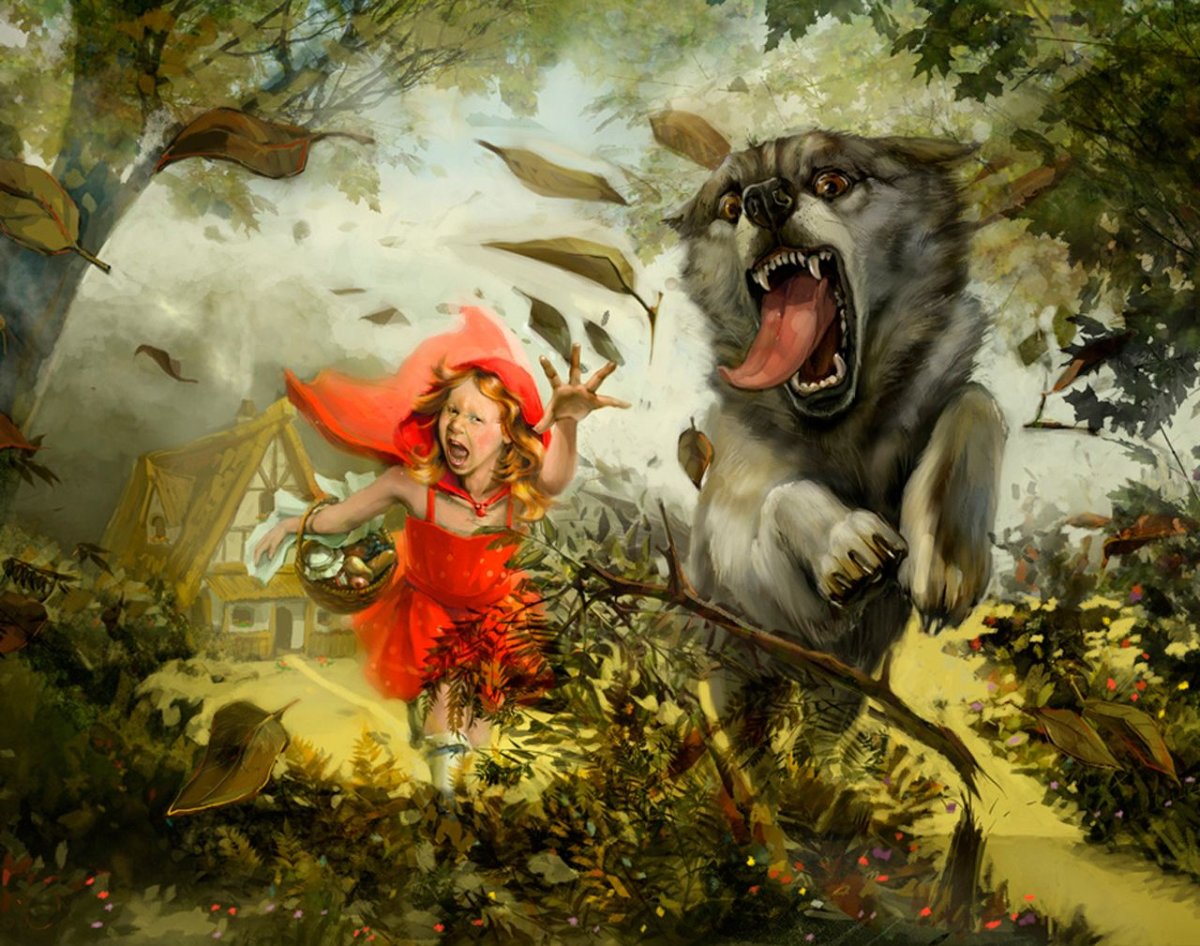 Красная шапочка и волк