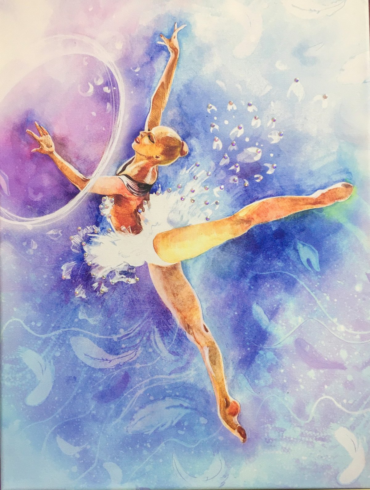 Гимнастка рисунок