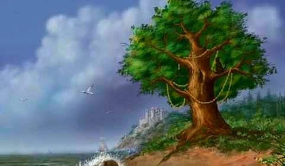 Сказки Пушкина у Лукоморья дуб зеленый