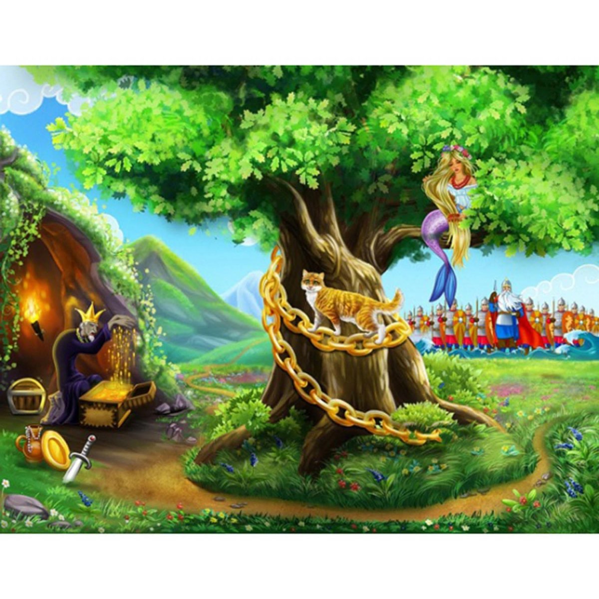 Дуб из сказки Пушкина