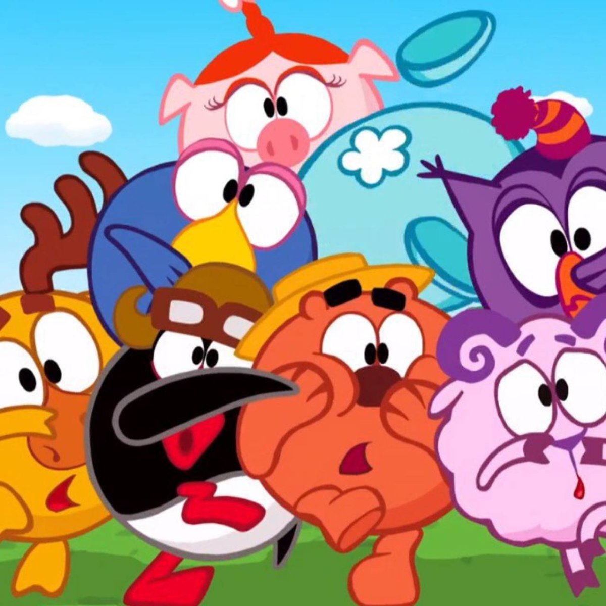 Смешарики групповое фото