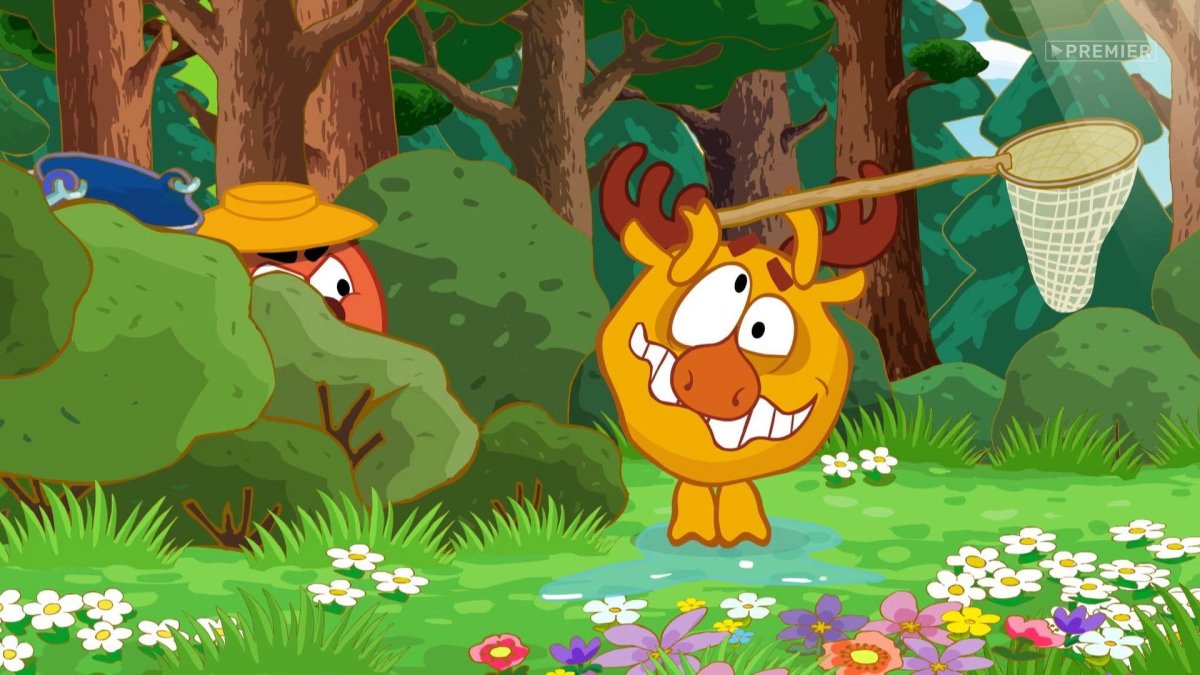 Крош в очках