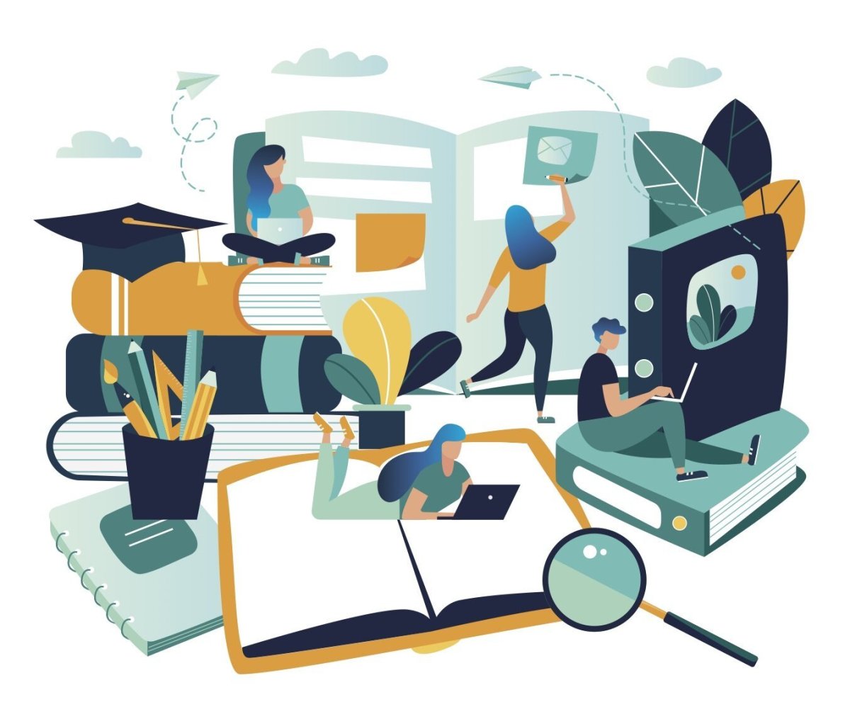 Студент иллюстрация