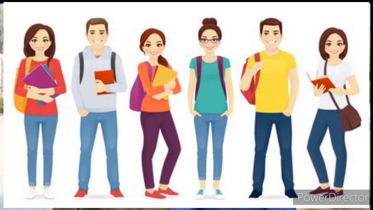 Набор иллюстраций Студенческая жизнь