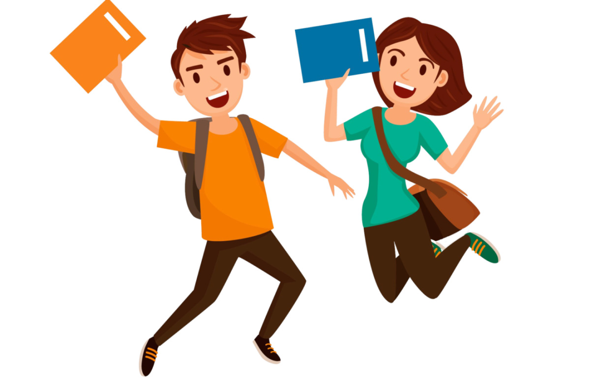 Студенты мультяшные