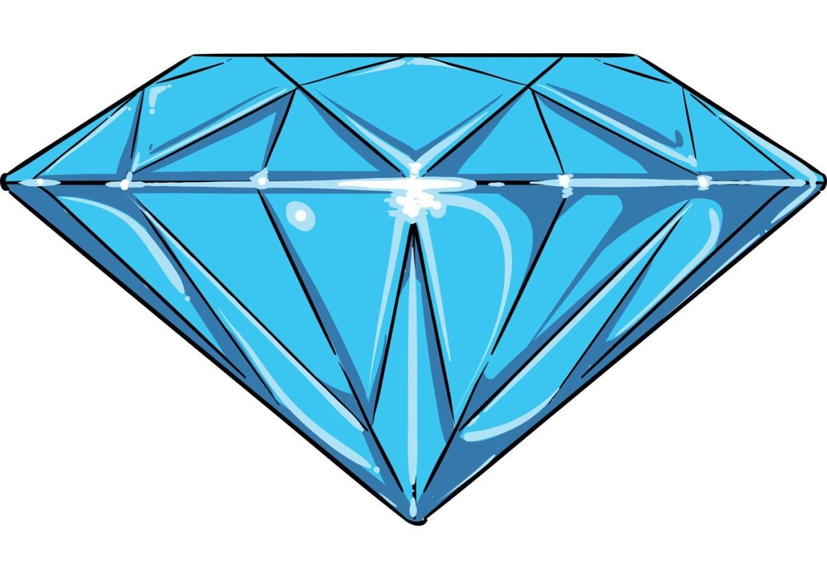 Бриллиант мультяшный