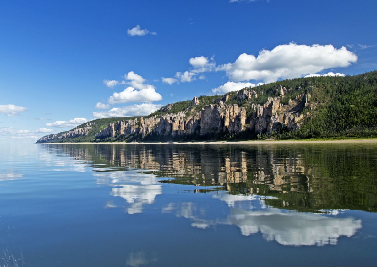 Река Лена Якутия