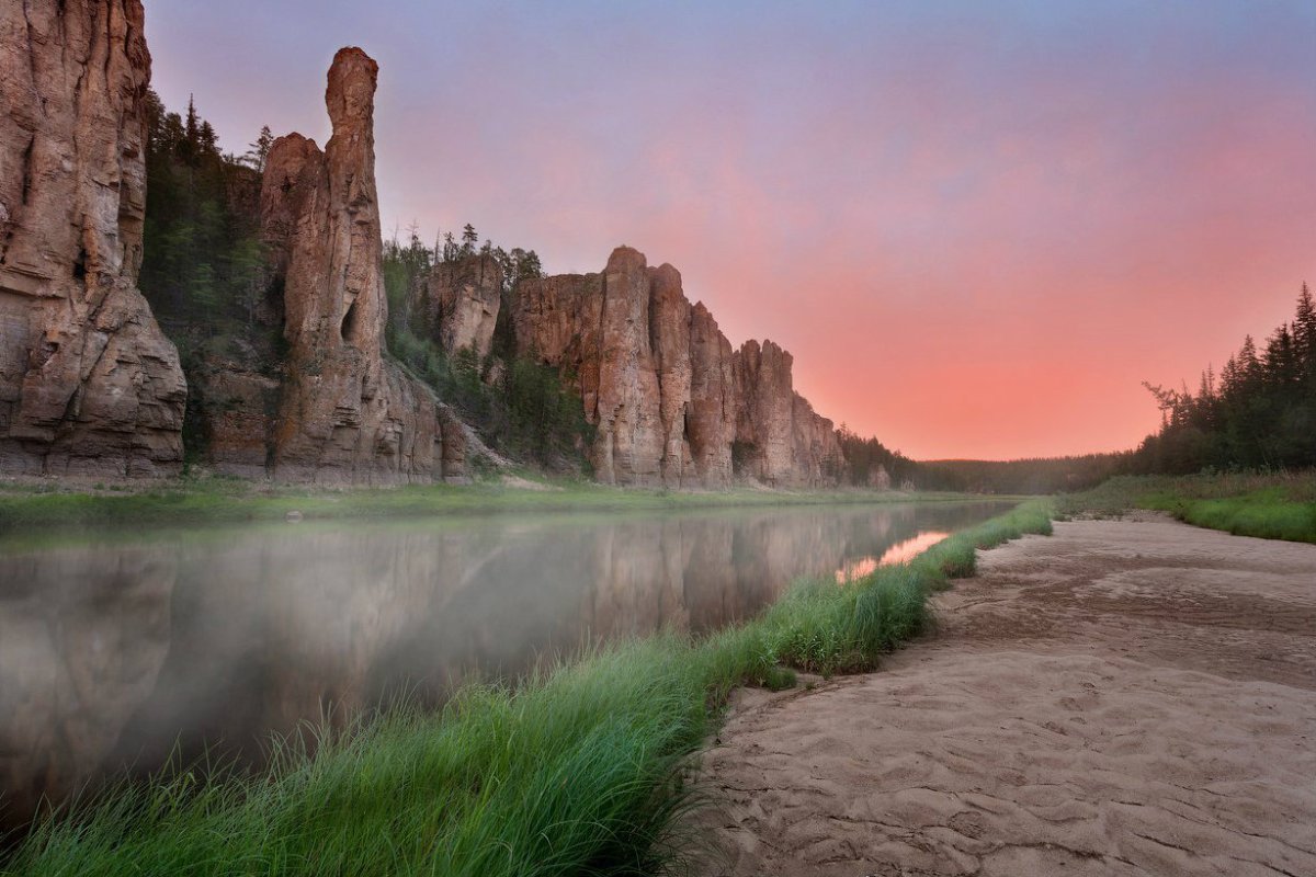 Речка синяя Якутск