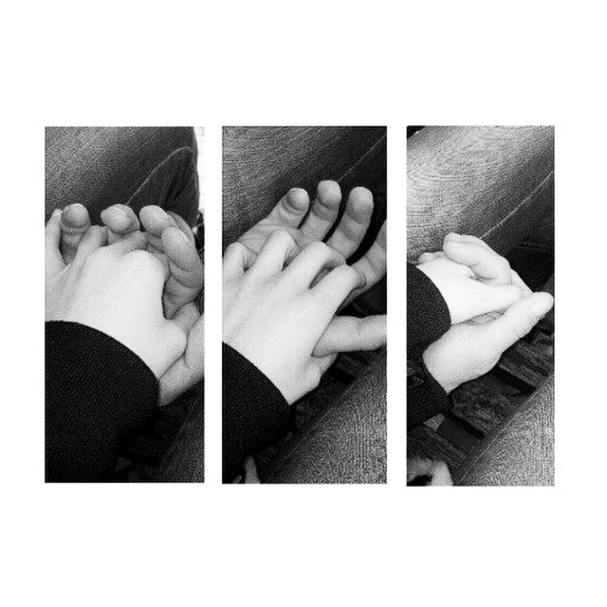 Руки парня и девушки вместе