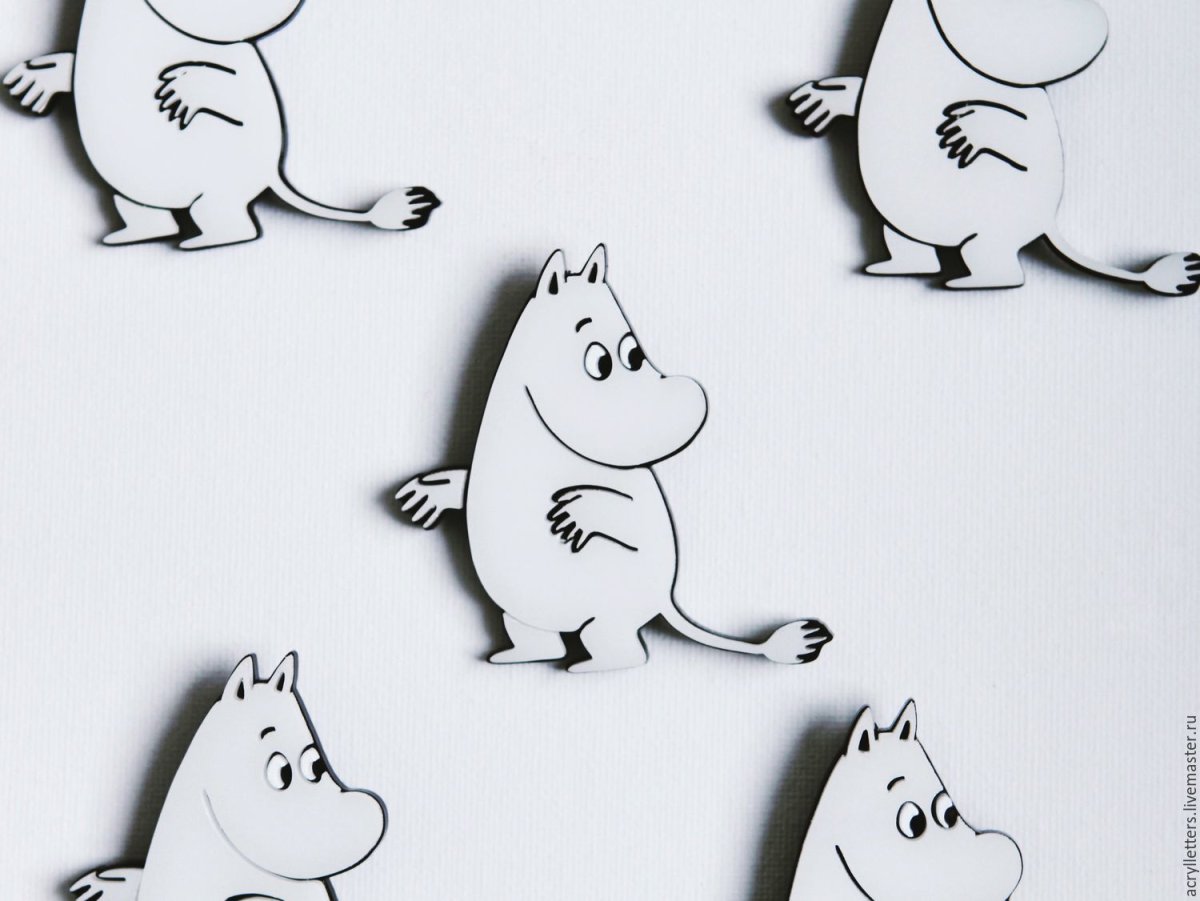 Мумитроль мультяшный персонаж