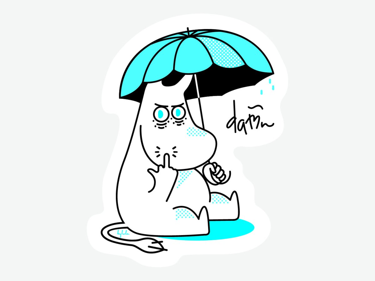 Муми-Тролль и день рождения