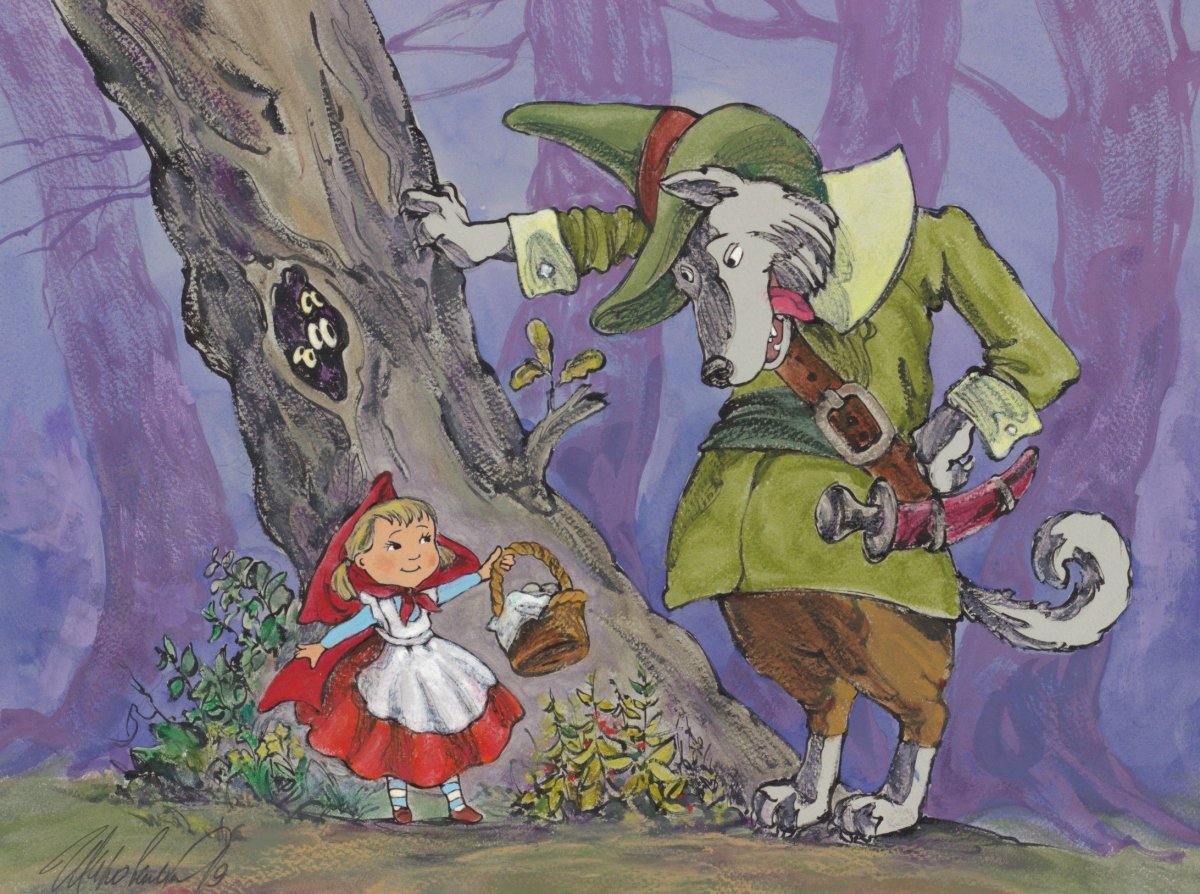Красная шапочка художник иллюстратор