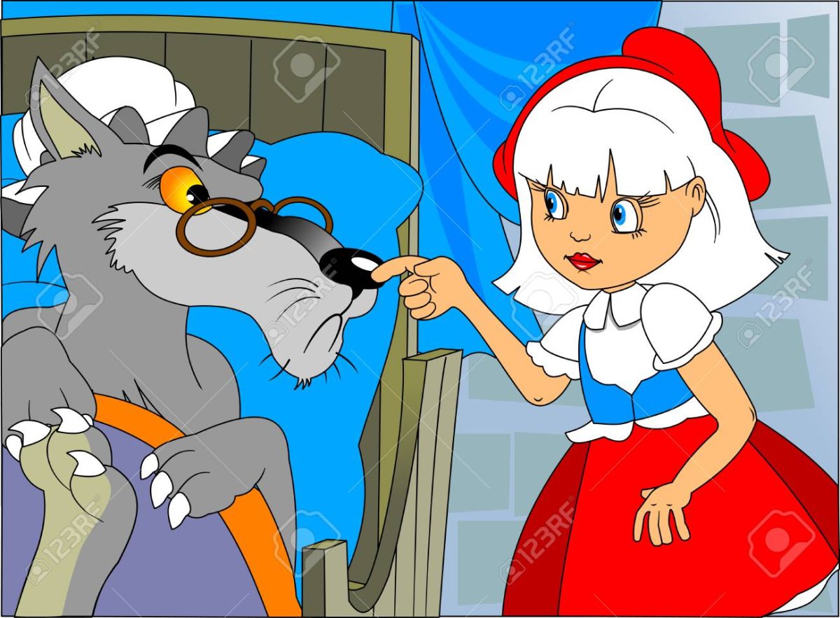 Волк в очках из красной шапочки