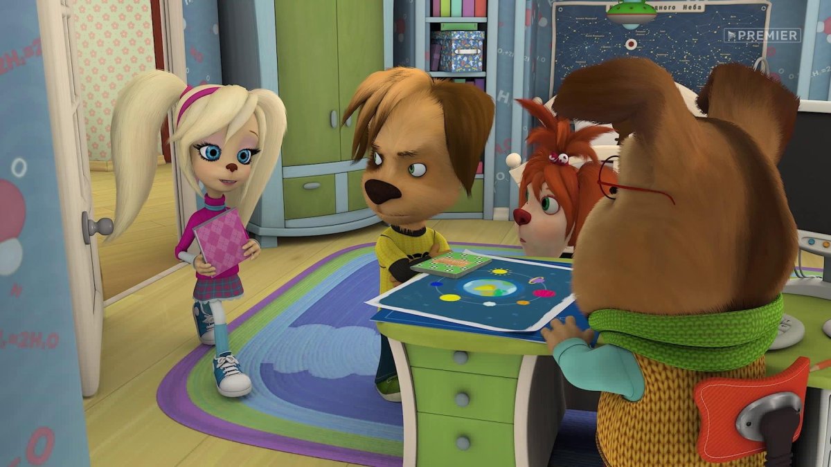 Барбоскины комната розы и Лизы