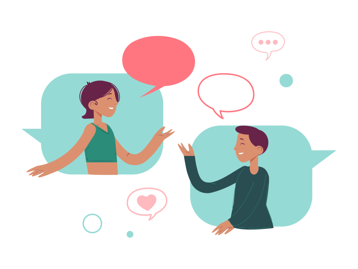 Общение картинки Рисованные