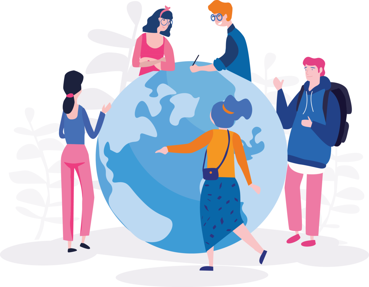 Общение иллюстрация