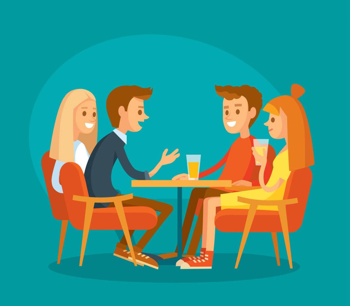 Беседа двух людей