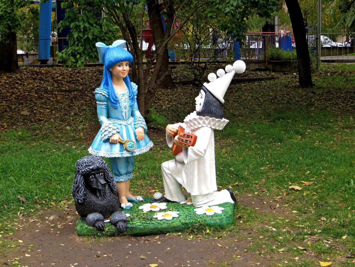 Ватная игрушка Буратино Мальвина Пьеро