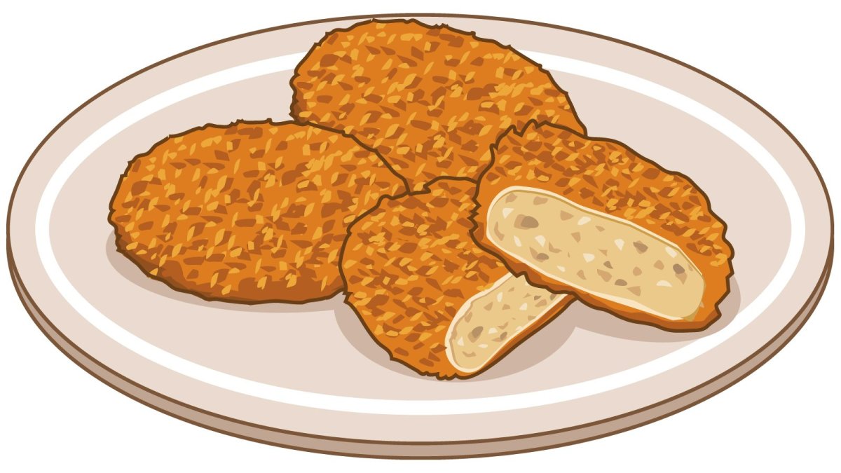 Котлета мультяшная