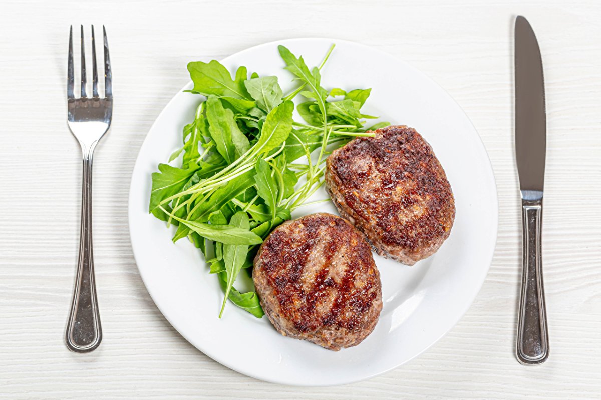 Котлеты сверху