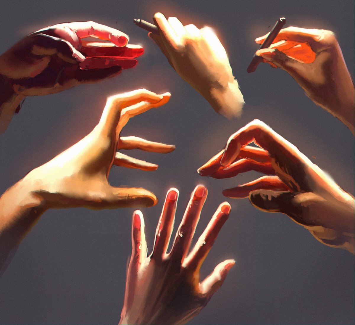 Красивые руки арт