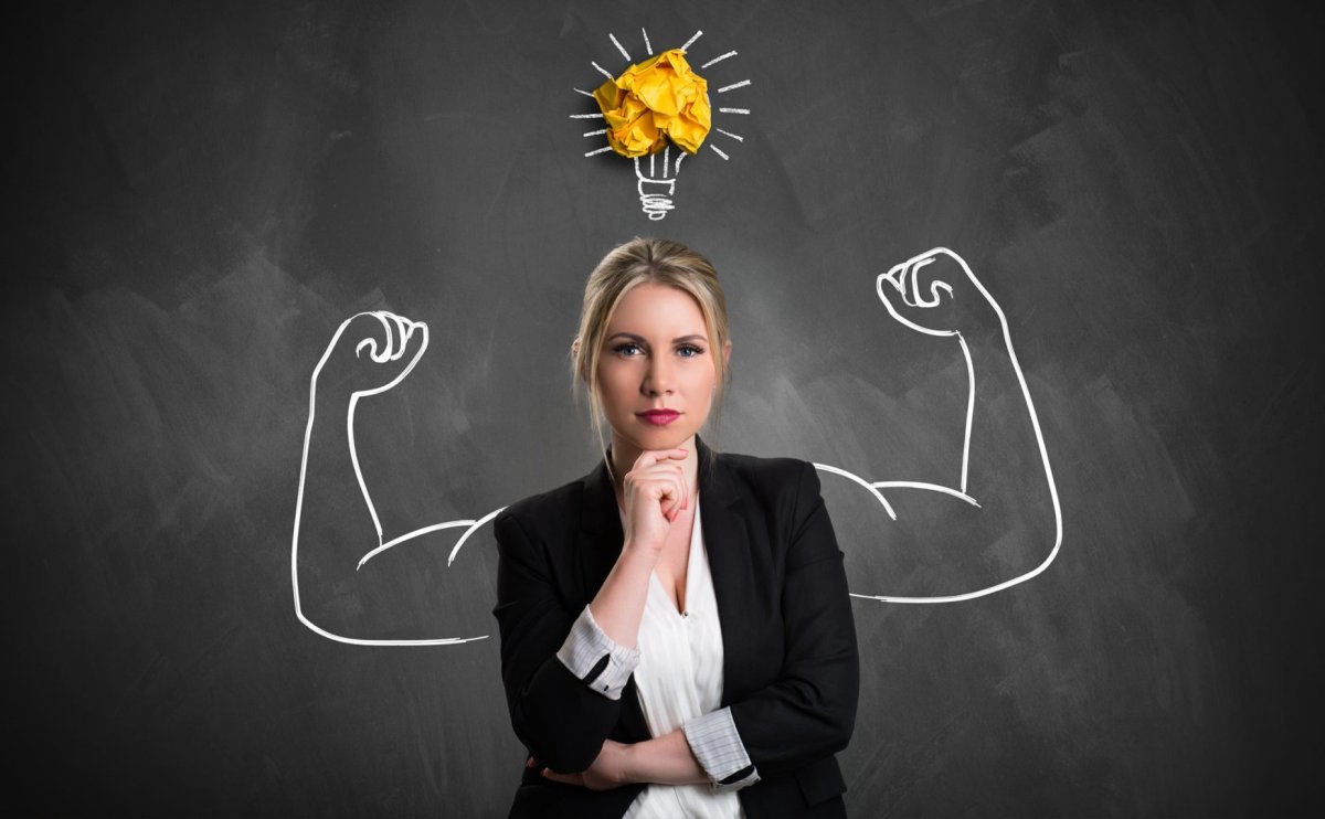 Женщина с высокой самооценкой