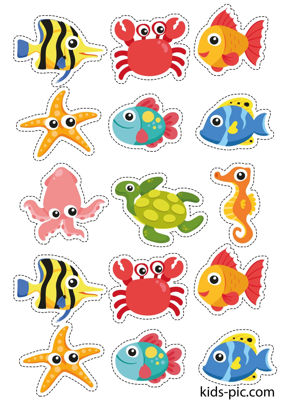 Рыбки для вырезания