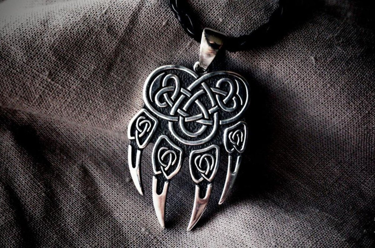 Печать Велеса лапа волка