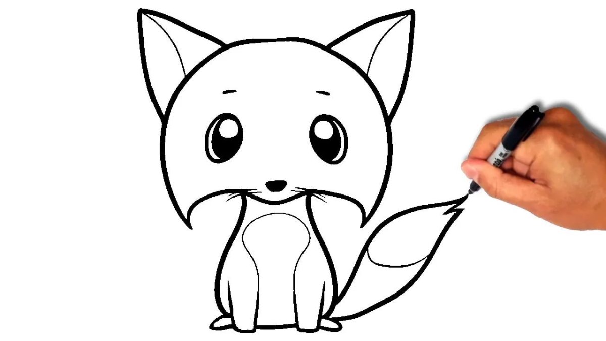 Кавайные рисунки для срисовки