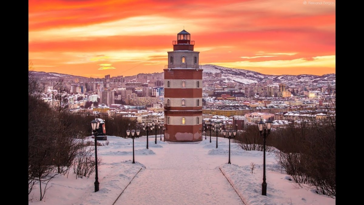 Мурманск достопримечательности зимой