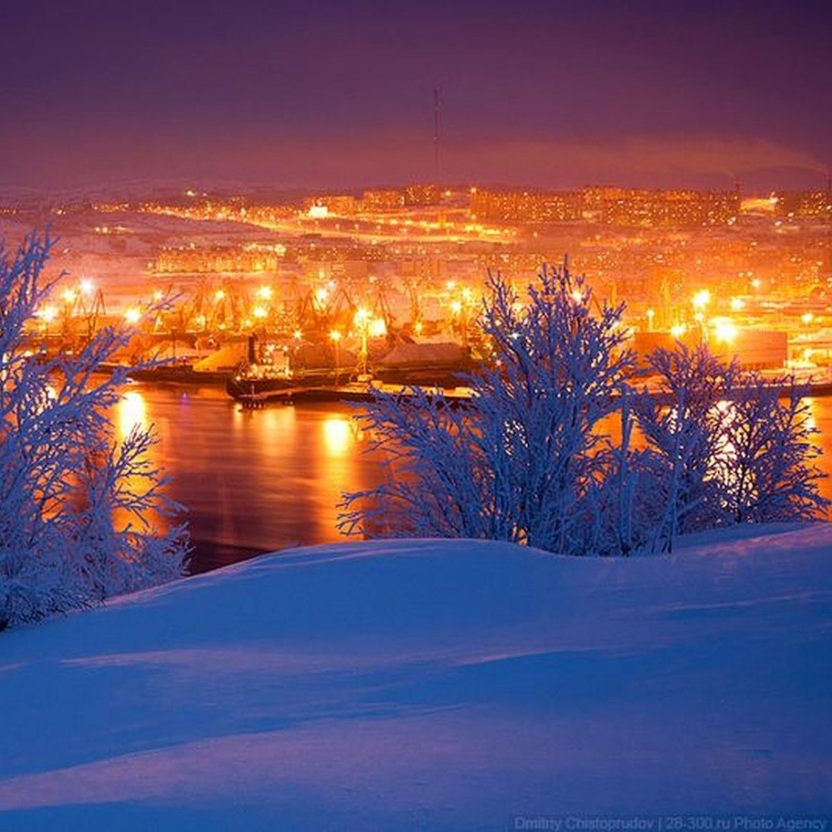 Заполярье суровый Мурманск