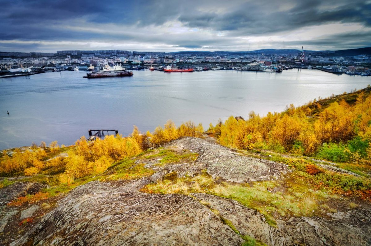 Кольский залив Фьорд