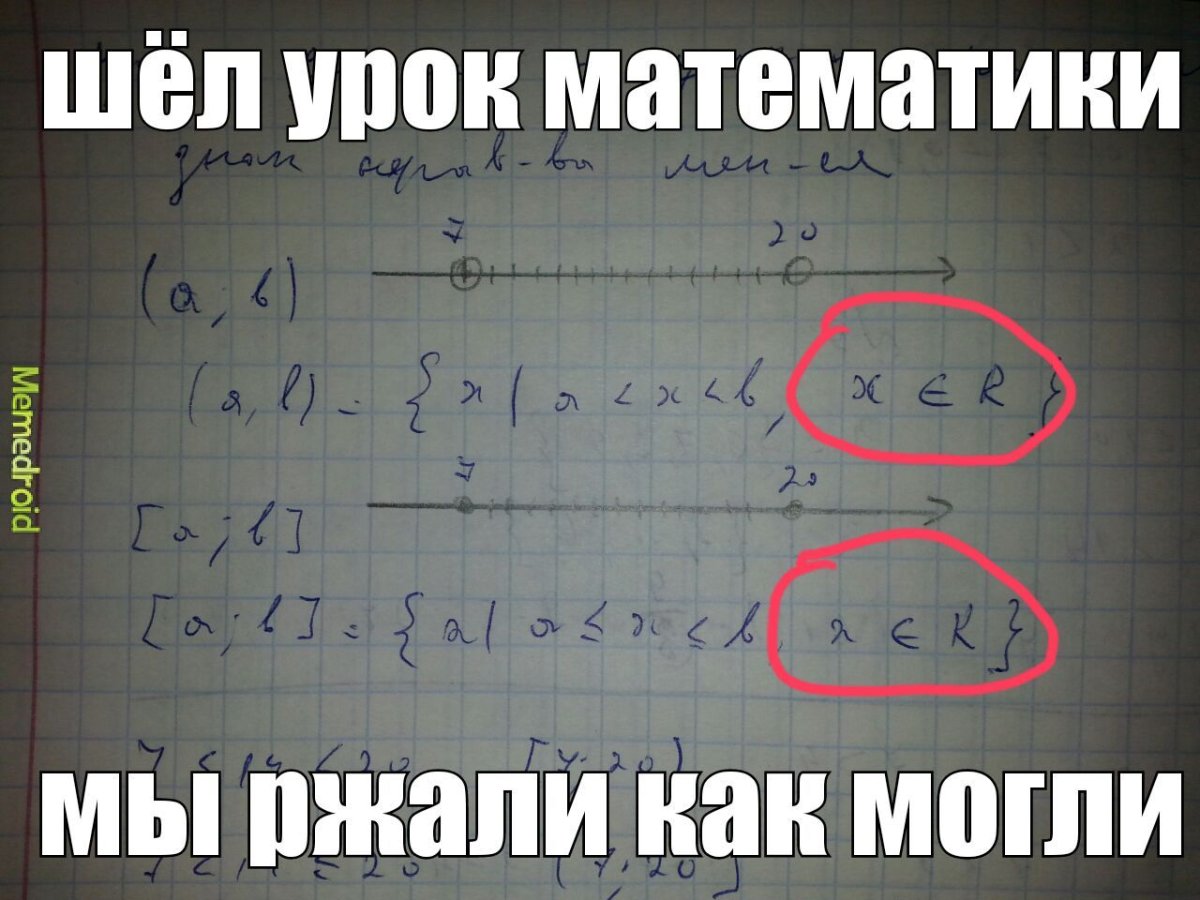 Мемы про математику