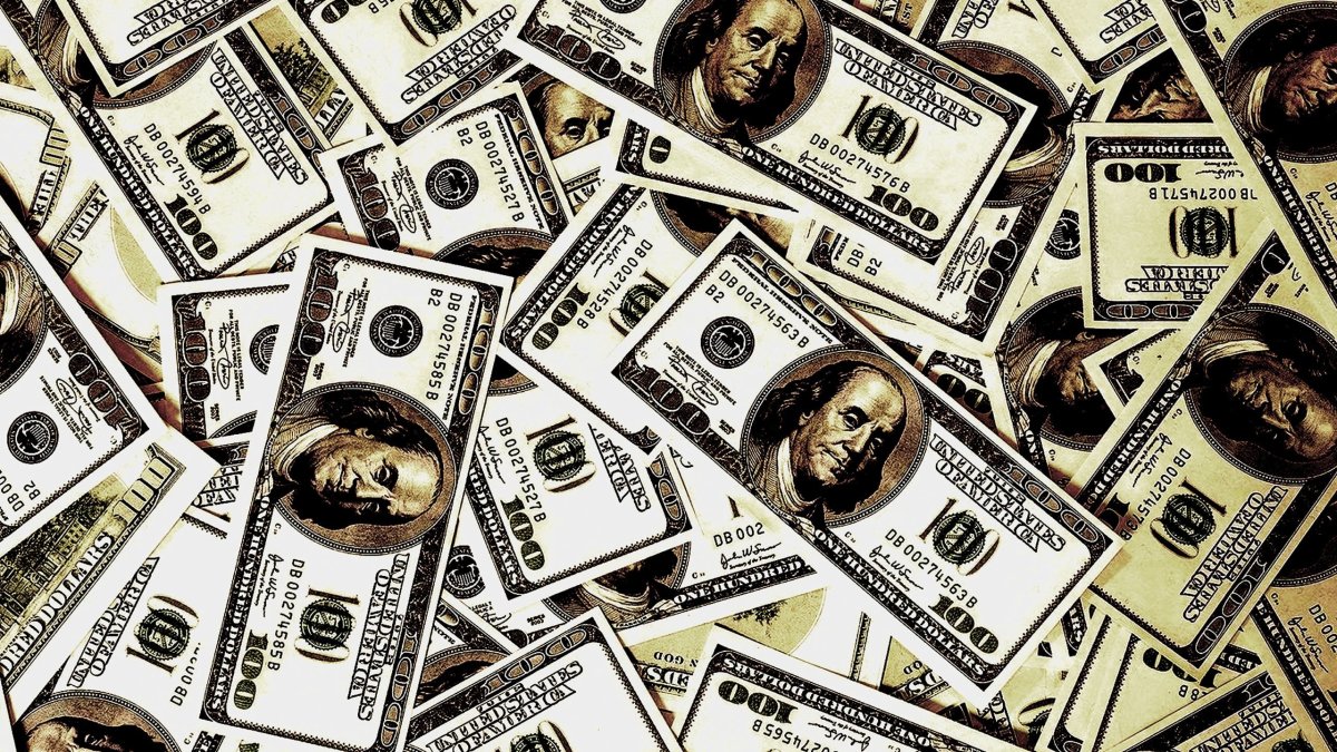 Обои деньги