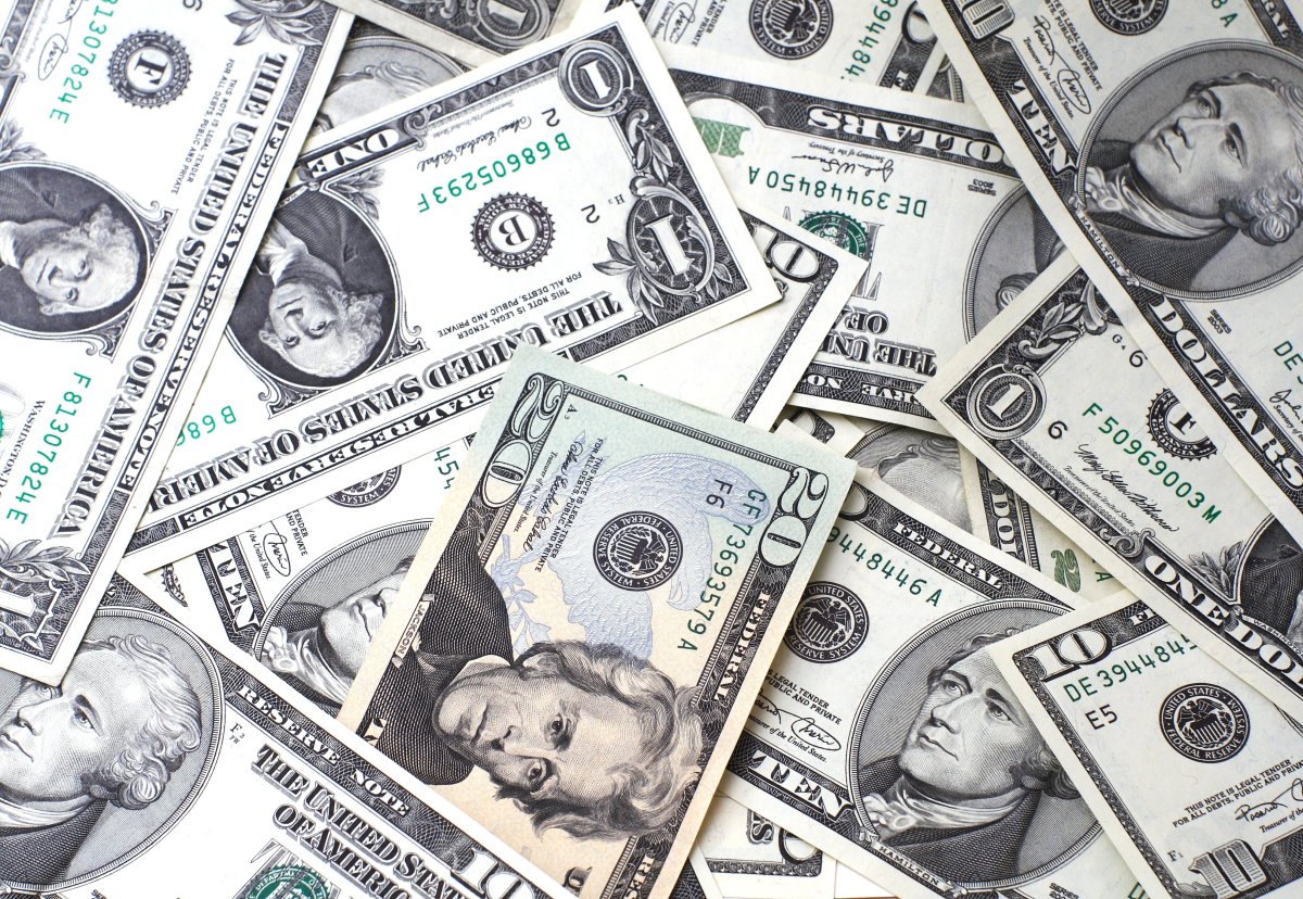 Обои деньги