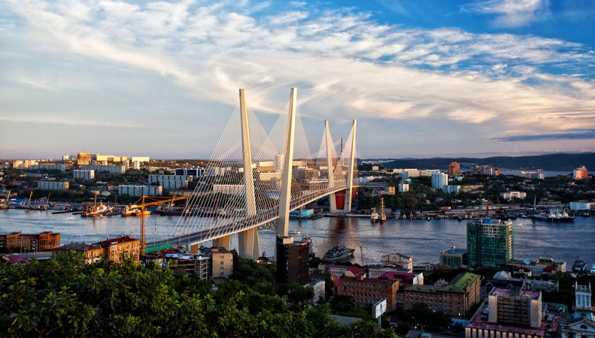 Приморский край Владивосток мост