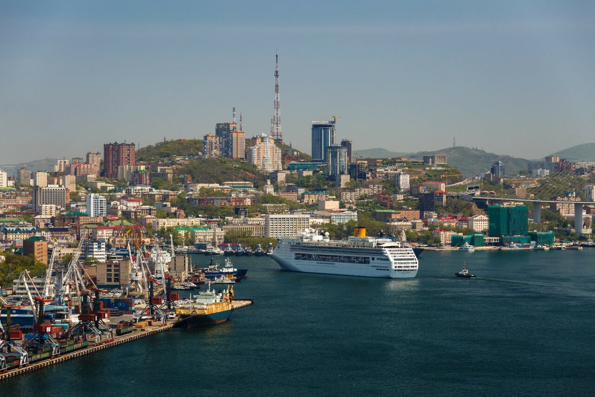 Владивосток вид с берега