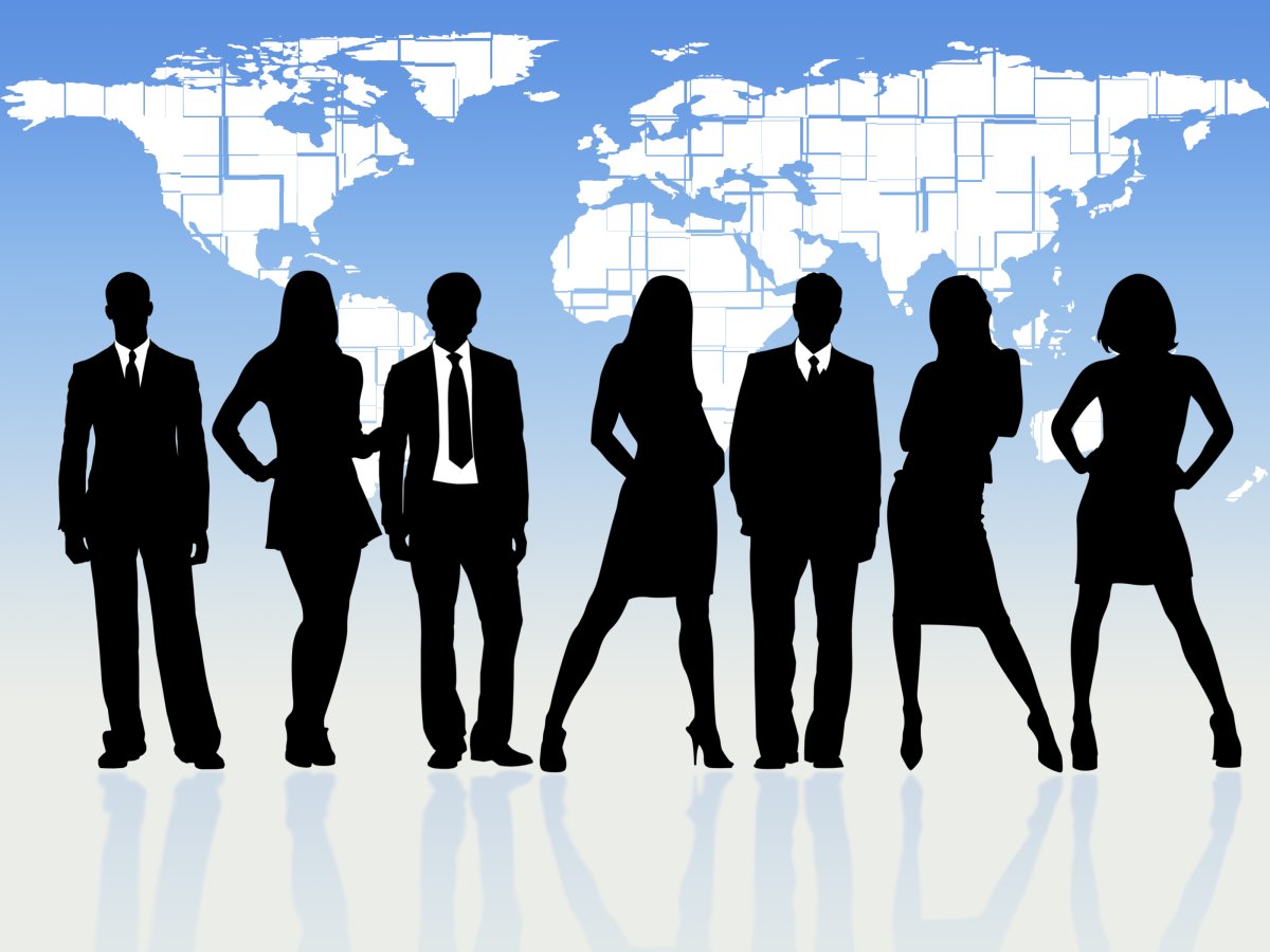 Силуэт делового человека