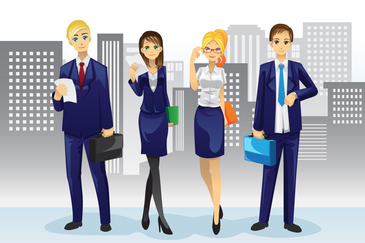 Работники мультяшные