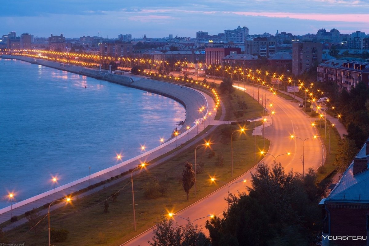 Омск набережная Иртыша