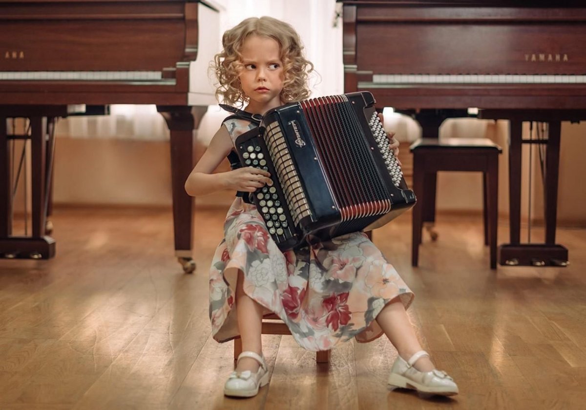 Баянистка Мария Астахова