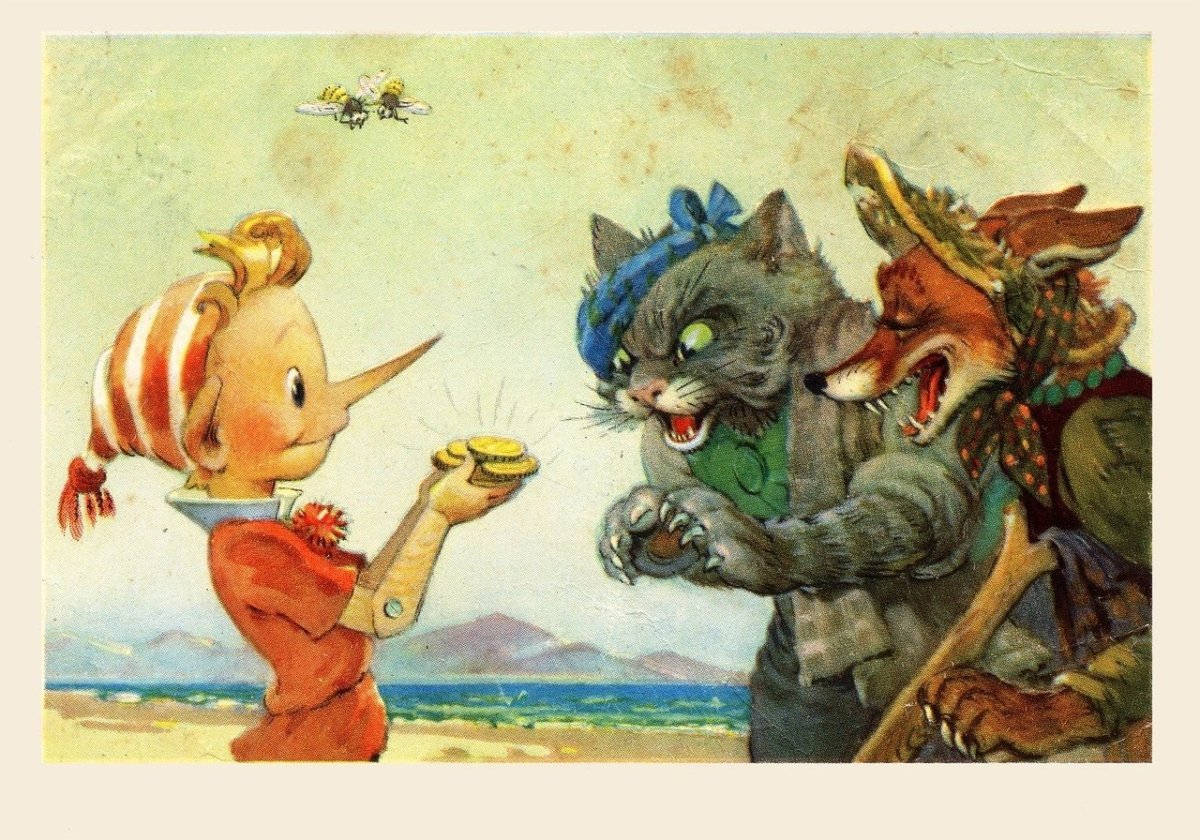 Кот базилик в сказке золотой ключик