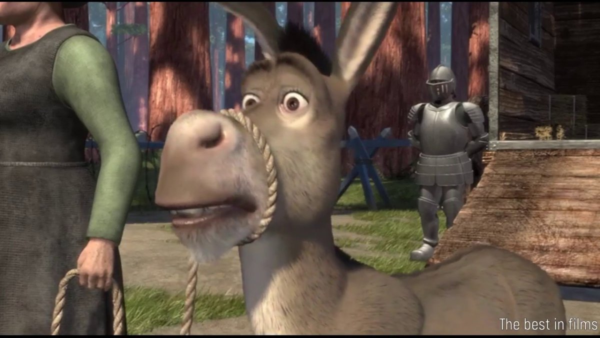 Осёл Шрек спор