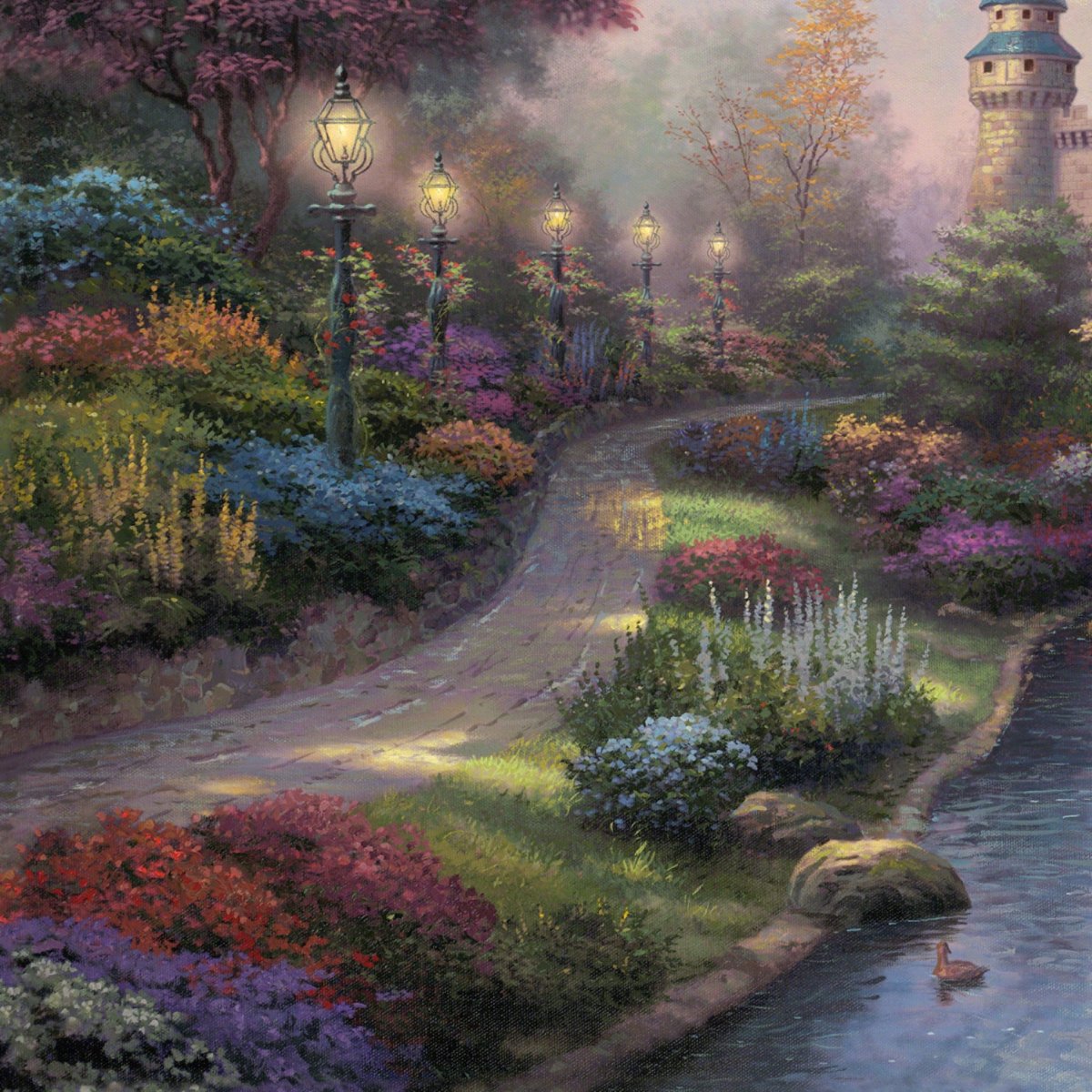 Томас Кинкаде художник сады