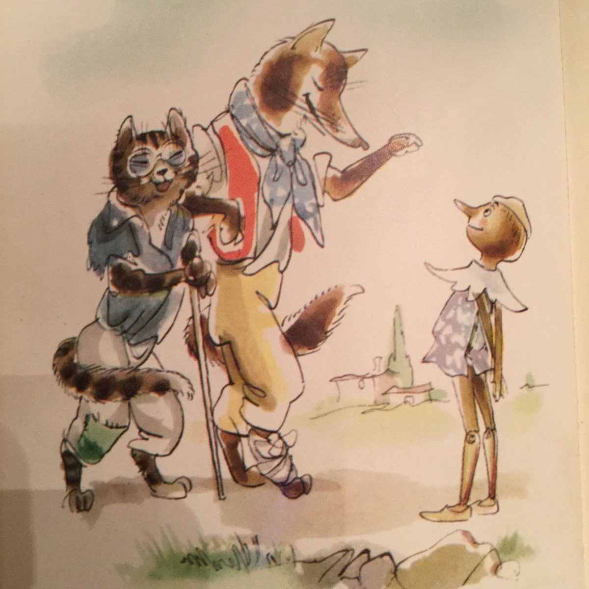 Лиса Алиса и кот Базилио арт