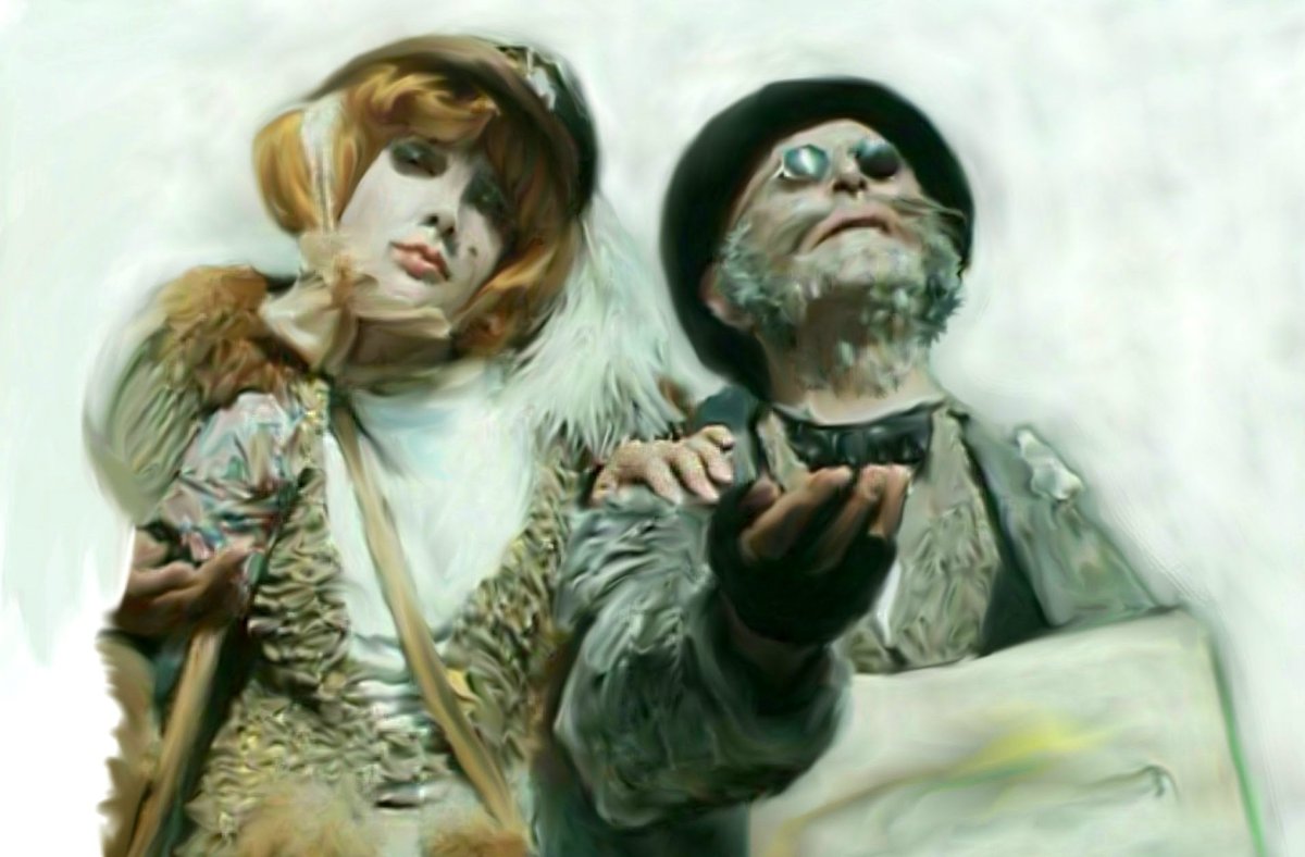 Елена Санаева и Ролан Быков лиса Алиса и кот Базилио