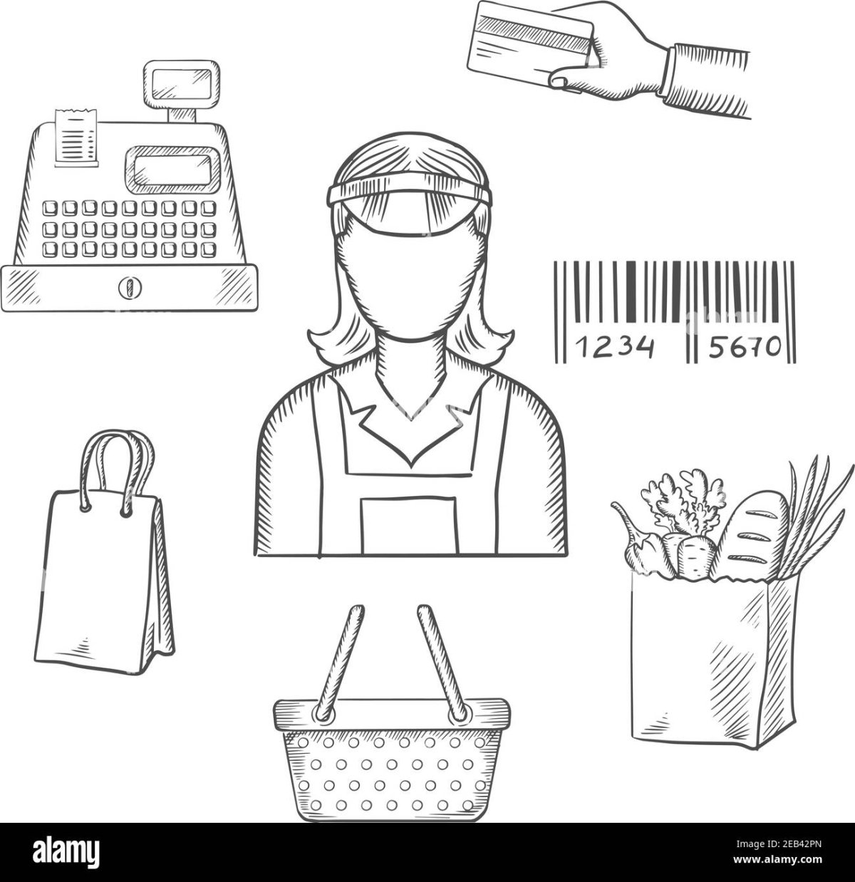 Атрибуты продавца для детей